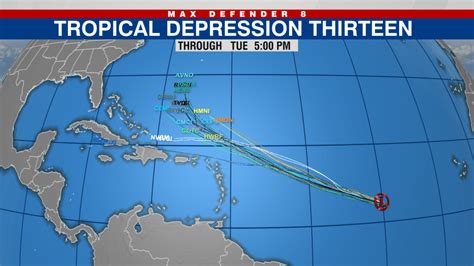 Tropical Depression 13 forms in Atlantic, could become 'powerful hurricane' this week